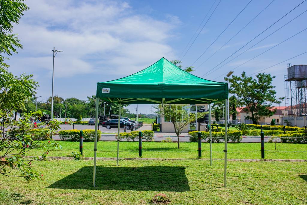 green gazebo