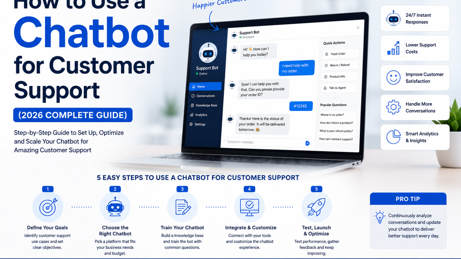 How to Use a Chatbot for Customer Support (2026 Complete Guide)