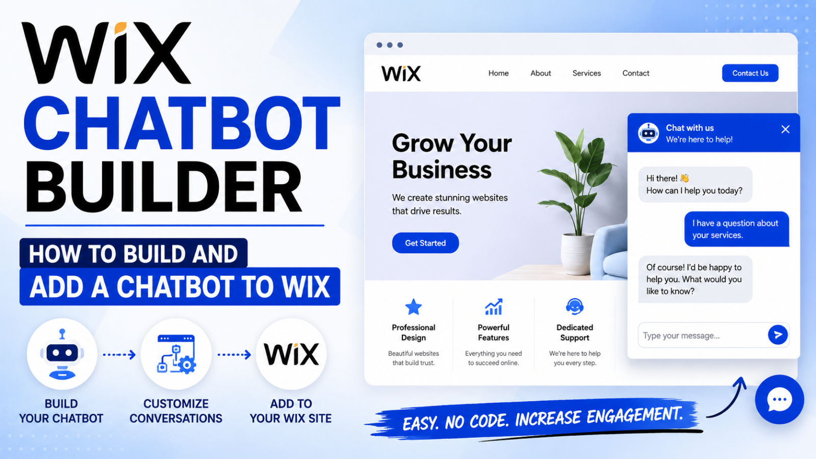 Wix Chatbot Builder — How to Build and Add a Chatbot to Wix