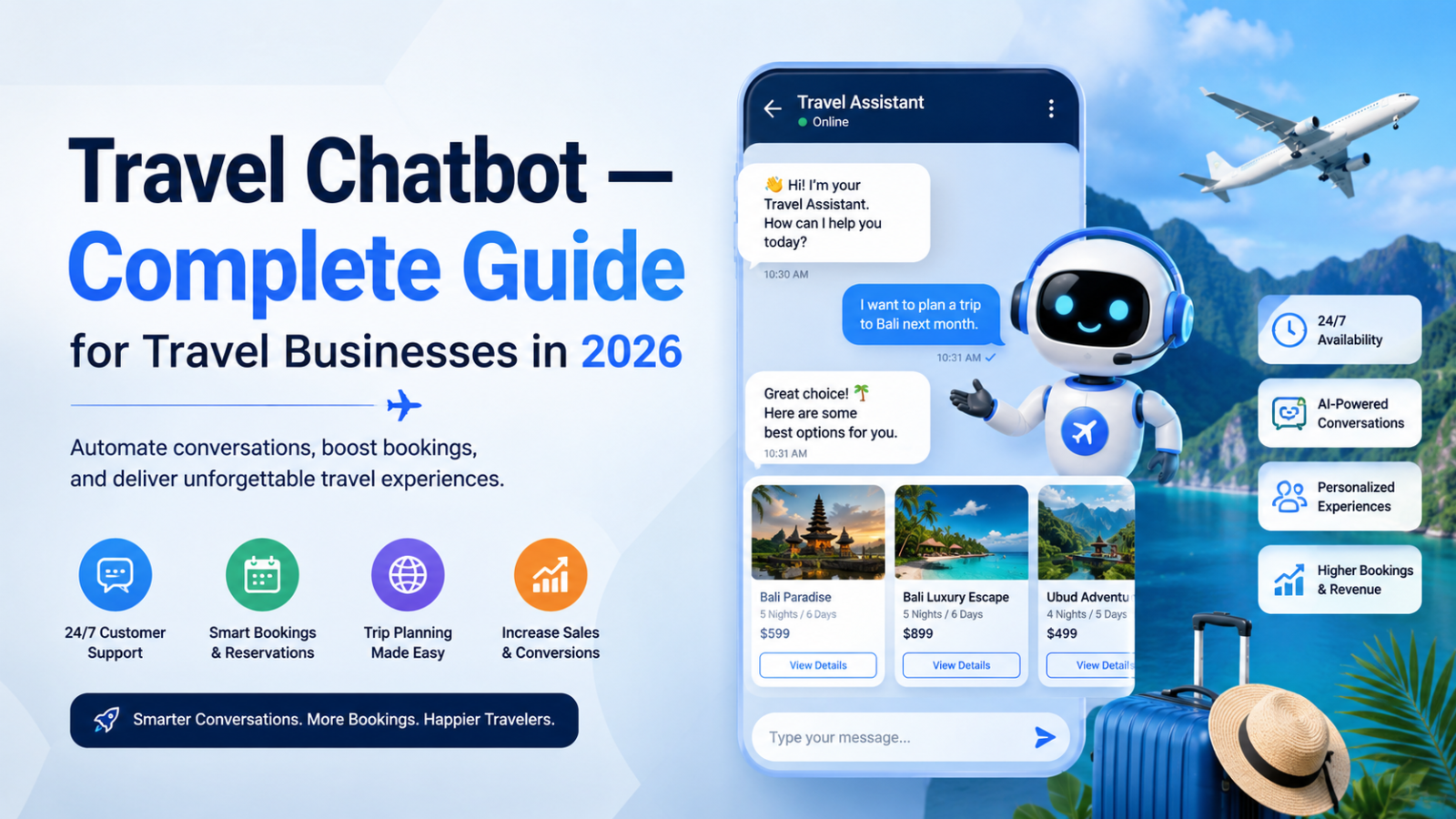Travel Chatbot — Complete Guide for Travel Businesses in 2026
