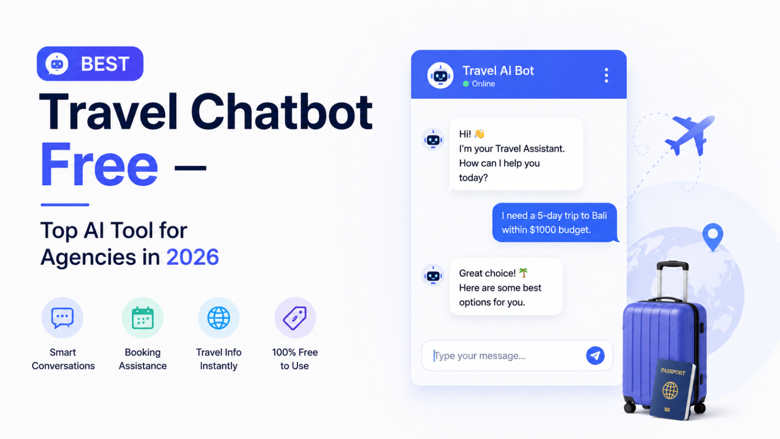 Best Travel Chatbot Free — Top AI Tool for Agencies in 2026