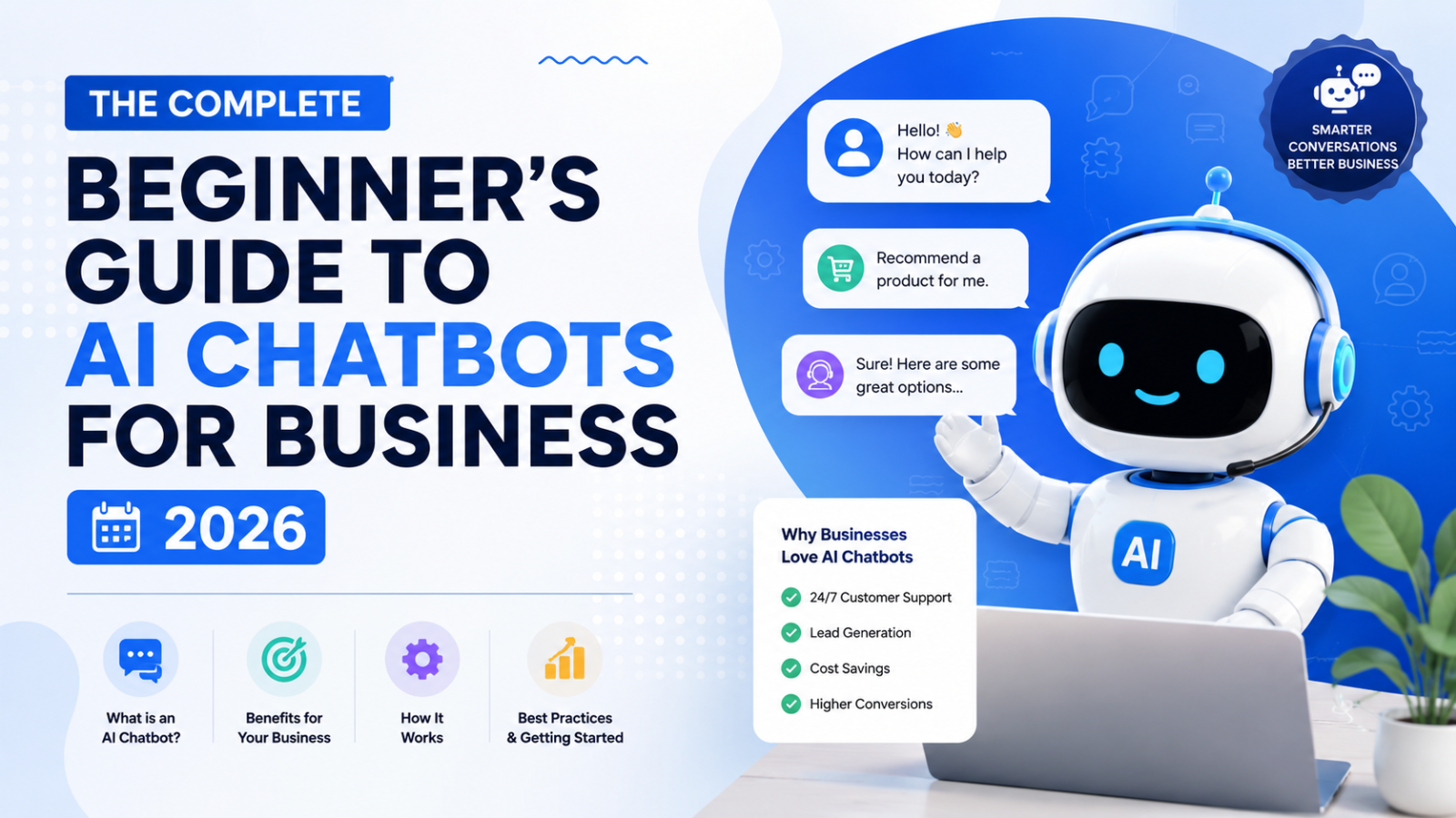 The Complete Beginner's Guide to AI Chatbots for Business 2026