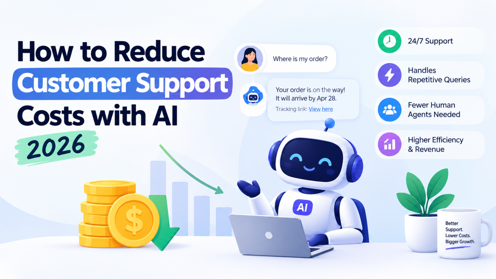 How to Reduce Customer Support Costs with AI 2026