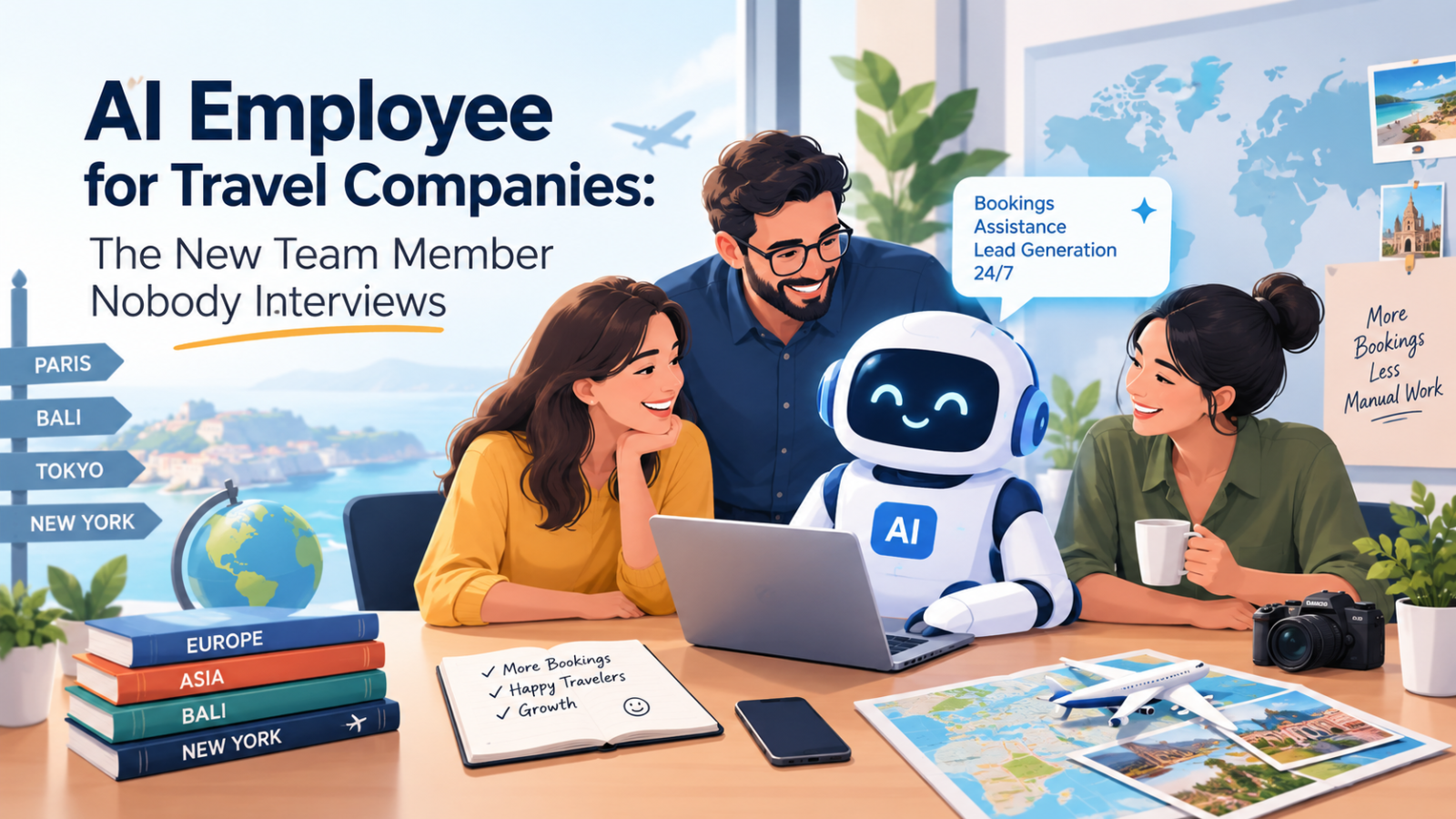 AI Employee for Travel Companies: The New Team Member Nobody Interviews