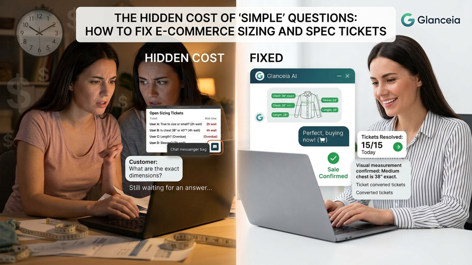 The Hidden Cost of "Simple" Questions: How to Fix E-Commerce Sizing and Spec Tickets
