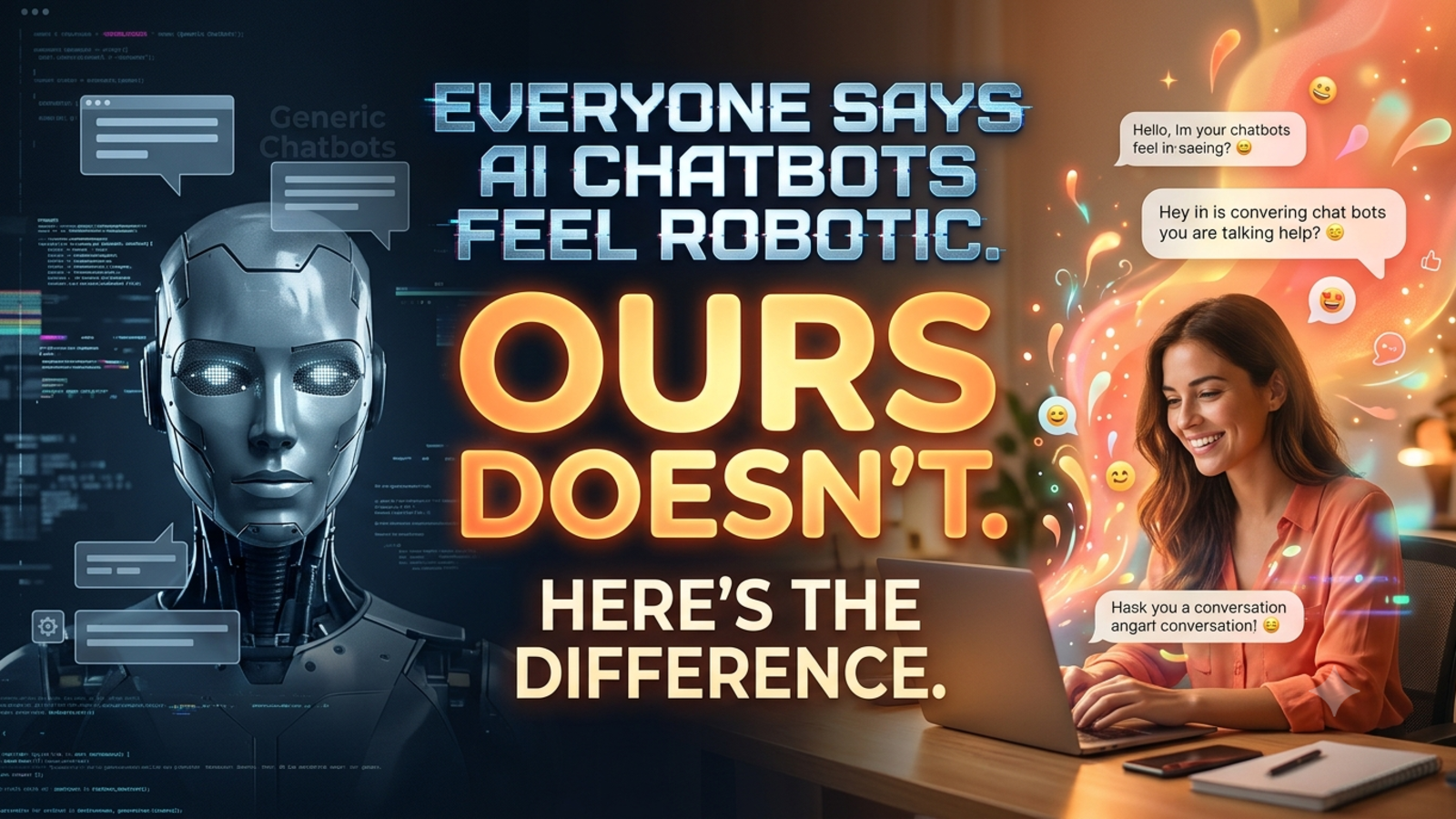 Everyone Says AI Chatbots Feel Robotic. Ours Doesn't. Here's the Difference.