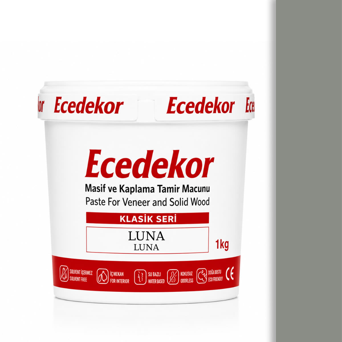 Ecedekor Ahşap Dolgu Macunu Kova (1000gr) — Luna