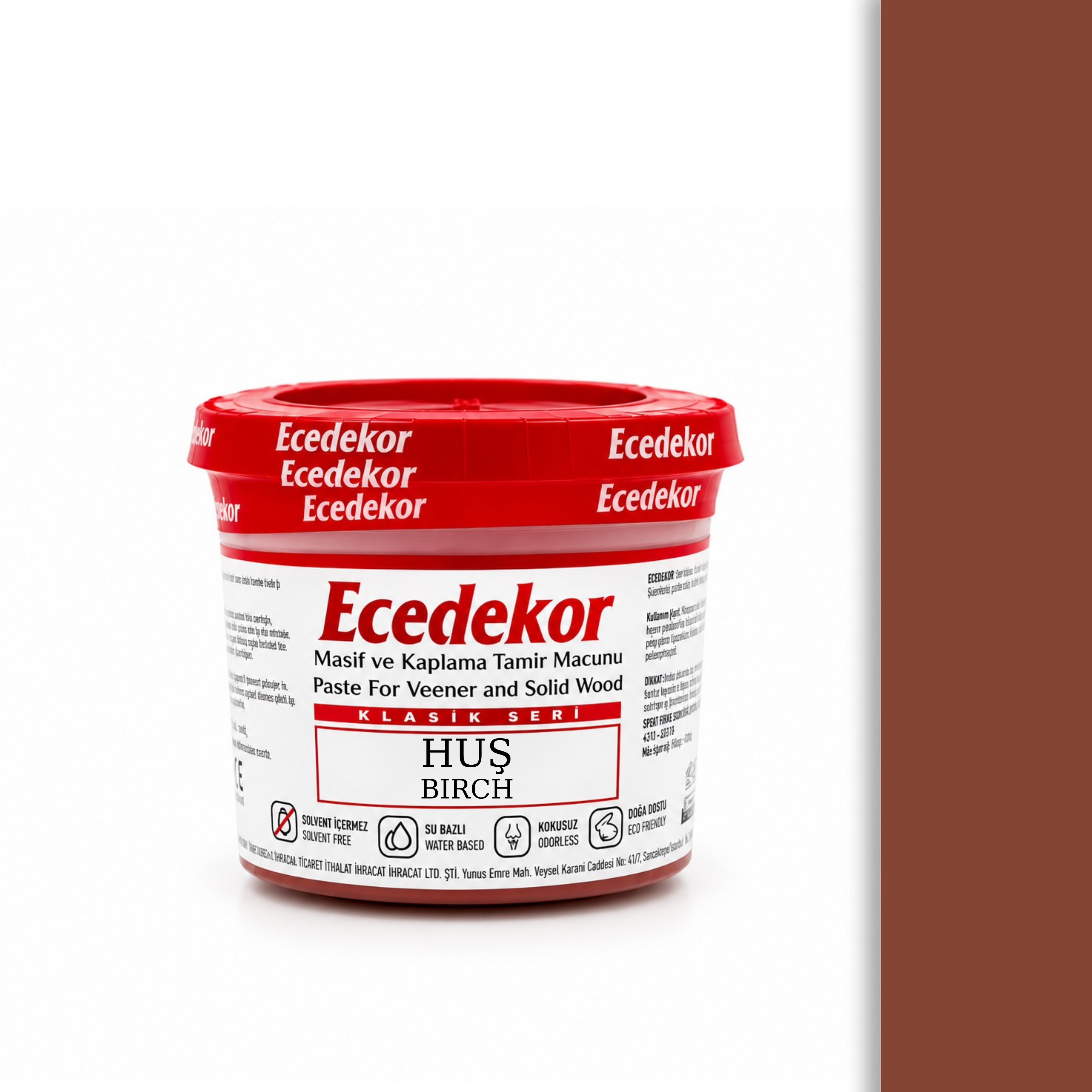Ecedekor Holzspachtelmasse, Becher (200 g) — Birke