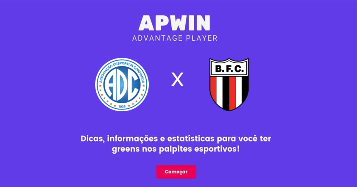 Confian&ccedil;a x Botafogo SP Estat&iacute;sticas | 04/06/2022 | APWin