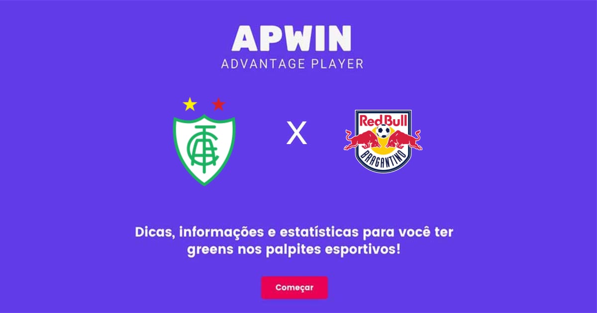 Am&eacute;rica Mineiro x RB Bragantino Estat&iacute;sticas | 17/07/2022 | APWin