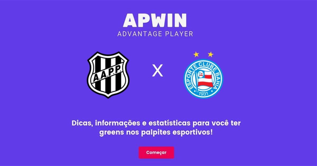 Ponte Preta x Bahia Estat&iacute;sticas | 31/08/2022 | APWin