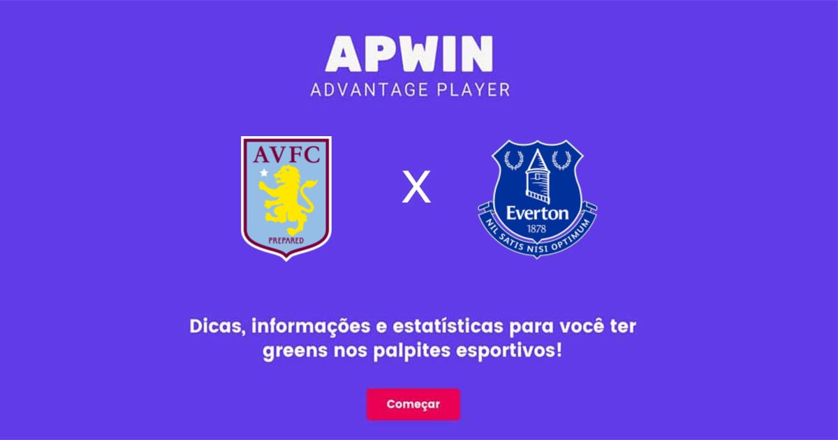 Aston Villa x Everton Estatísticas | 13/08/2022 | APWin