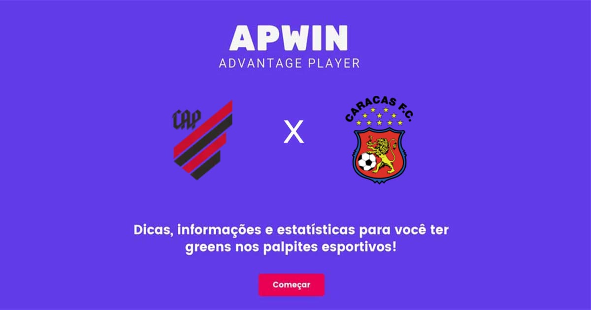 Athletico PR x Caracas Estat&iacute;sticas | 26/05/2022 | APWin