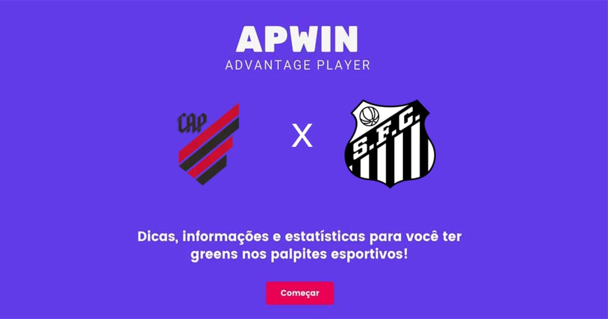Athletico PR x Santos Estat&iacute;sticas | 04/06/2022 | APWin