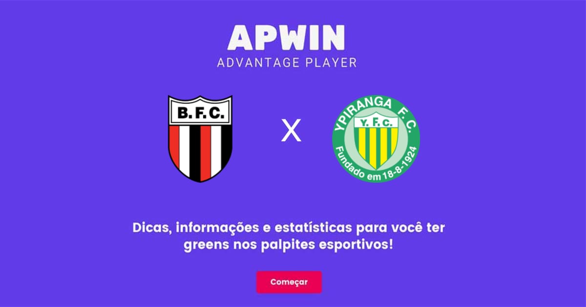 Botafogo SP x Ypiranga Erechim Estat&iacute;sticas | 10/07/2022 | APWin