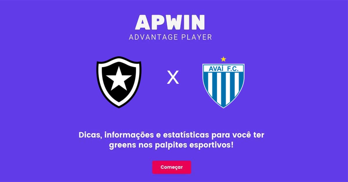 Botafogo x Ava&iacute; Estat&iacute;sticas | 13/06/2022 | APWin