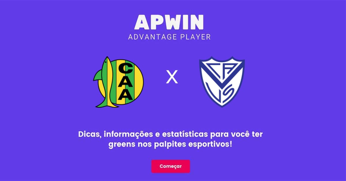 Aldosivi x V&eacute;lez Sarsfield Estat&iacute;sticas | 18/08/2022 | APWin