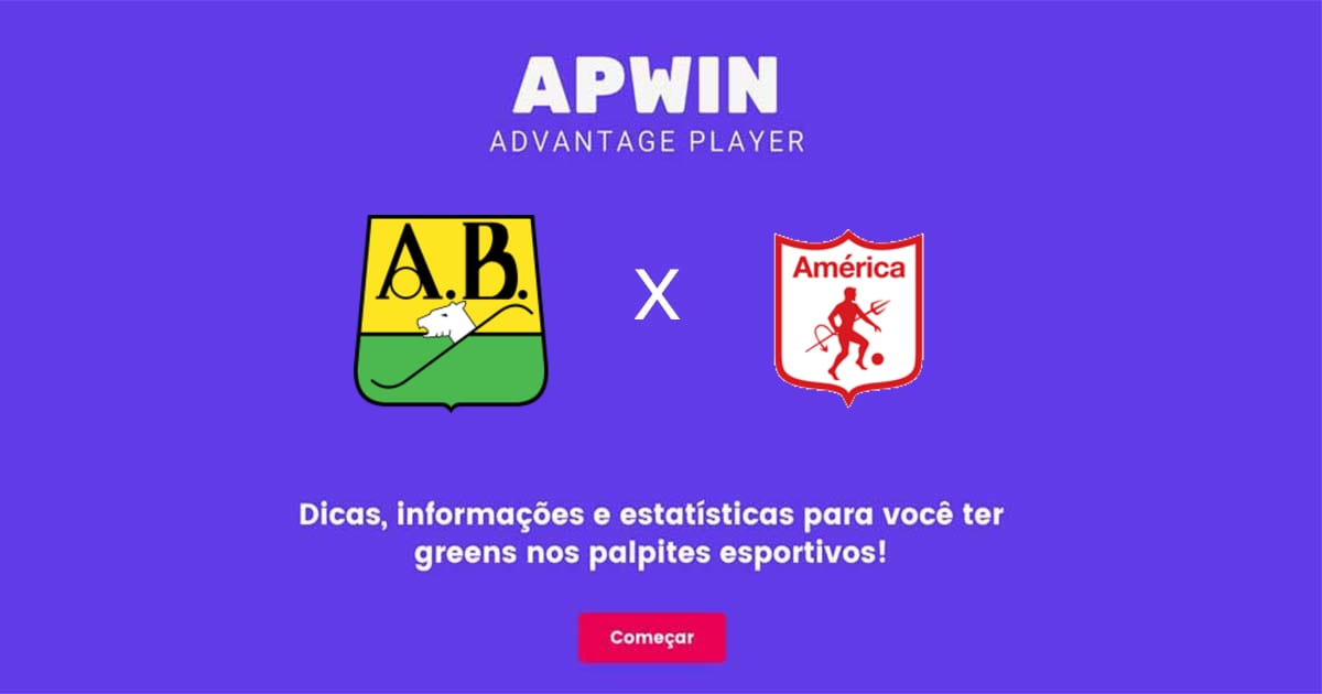 Atl&eacute;tico Bucaramanga x Am&eacute;rica de Cali Estat&iacute;sticas | 31/08/2022 | APWin