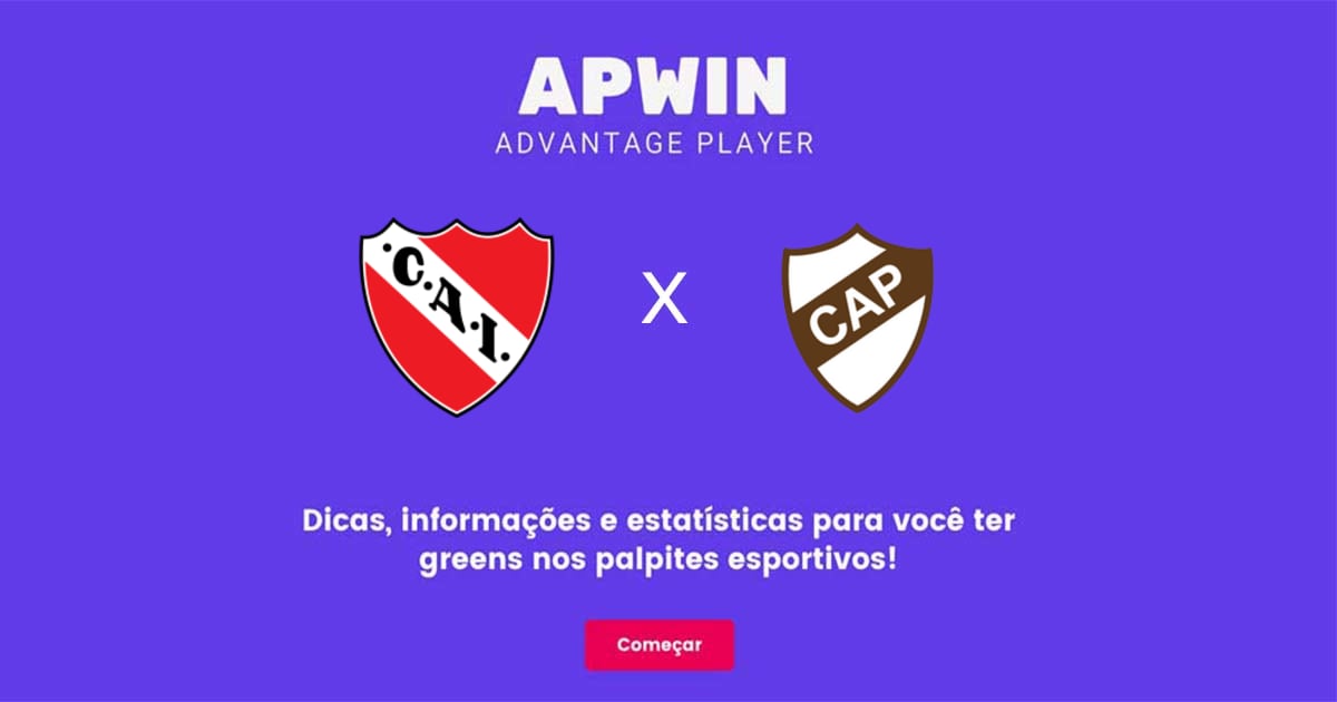 Independiente x Platense Estatísticas | 04/07/2022 | APWin