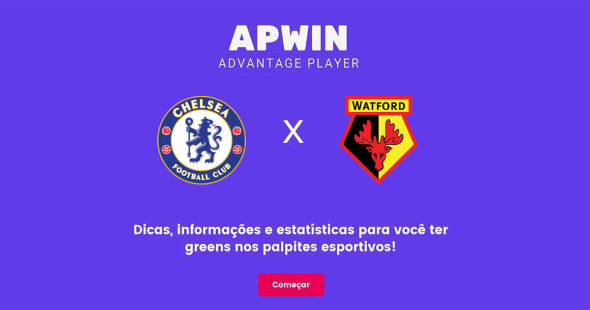 Chelsea x Watford Estatísticas | 22/05/2022 | APWin