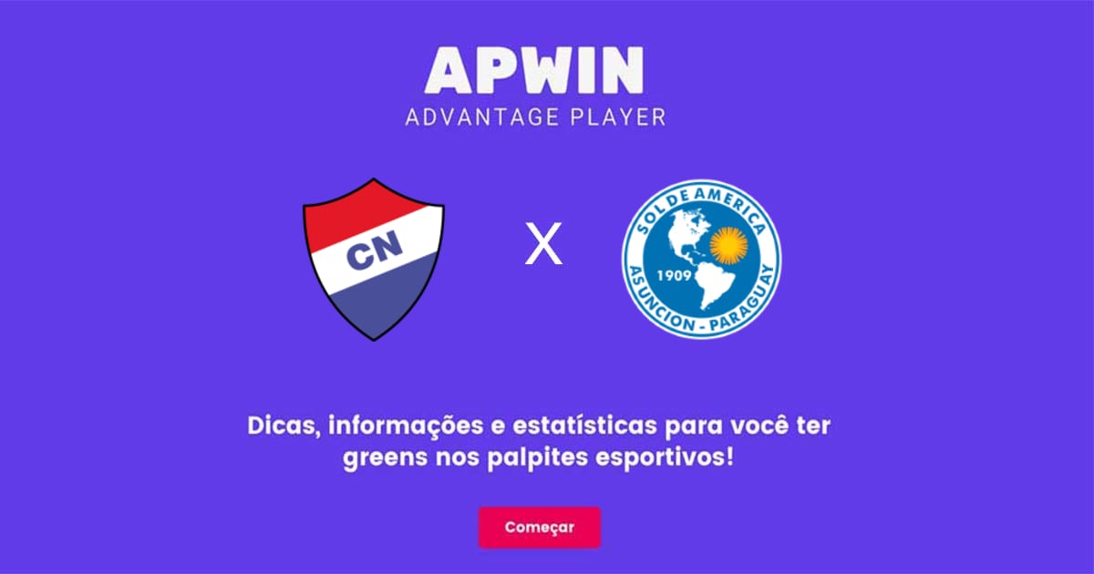 Nacional Asunción x Sol de América Estatísticas | 29/07/2022 | APWin