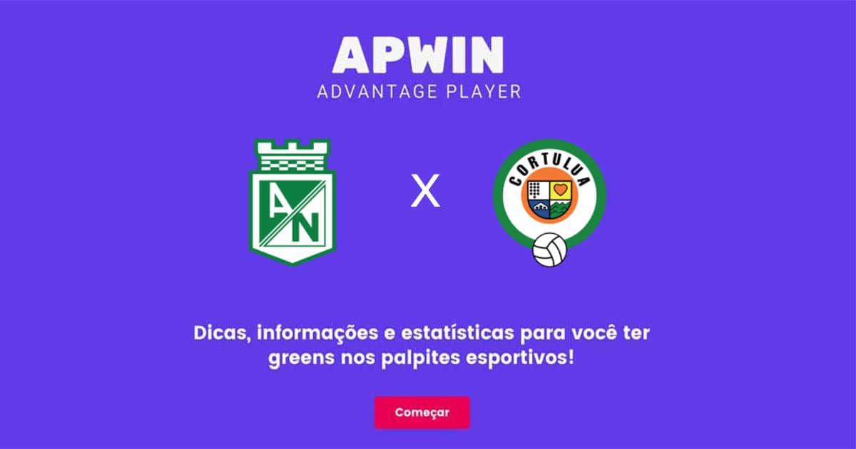 Atl&eacute;tico Nacional x Cortulu&aacute; Estat&iacute;sticas | 10/07/2022 | APWin