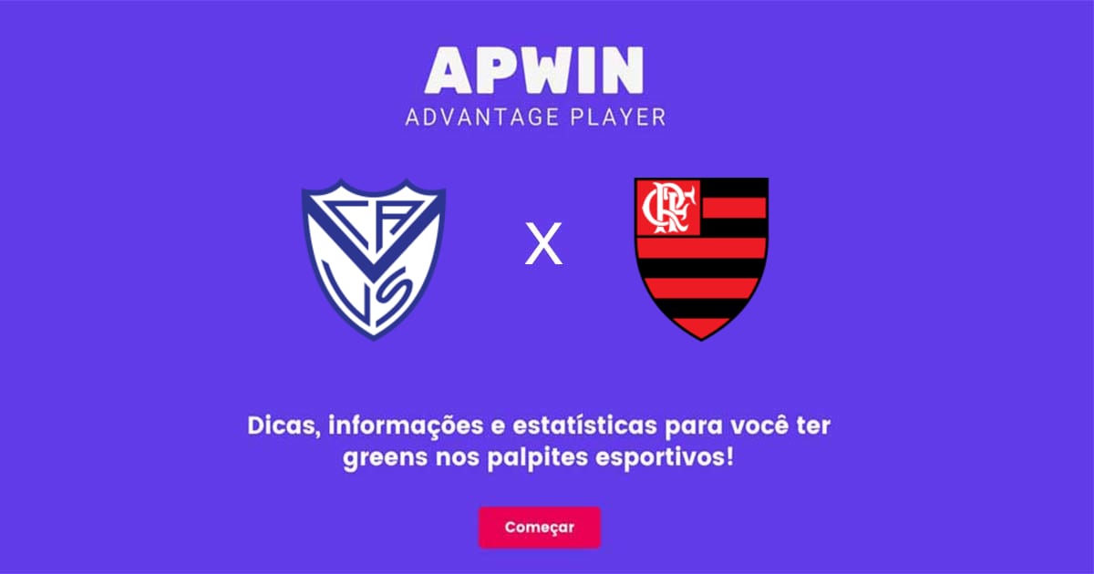 Vélez Sarsfield x Flamengo Estatísticas | 31/08/2022 | APWin