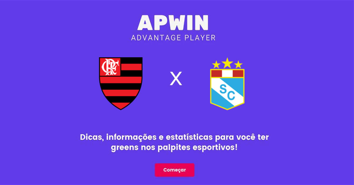 Flamengo x Sporting Cristal Estatísticas | 24/05/2022 | APWin