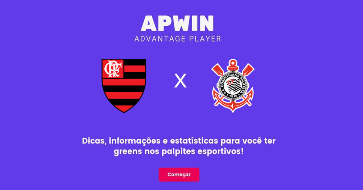 Flamengo x Corinthians Estatísticas | 09/08/2022 | APWin