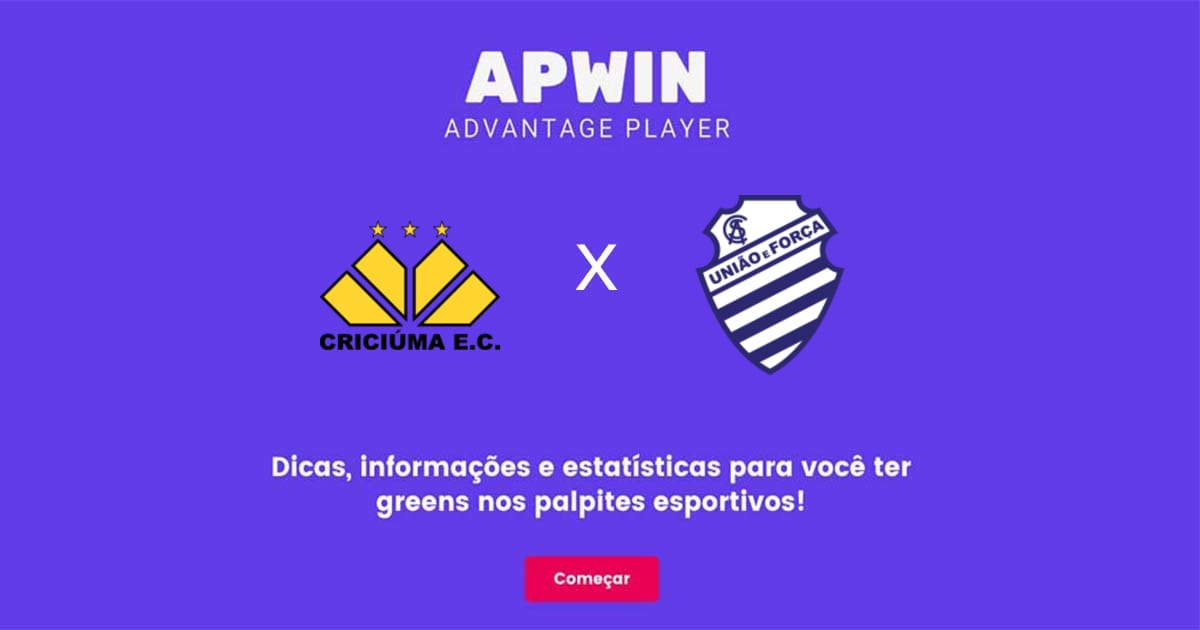 Crici&uacute;ma x CSA Estat&iacute;sticas | 25/07/2022 | APWin