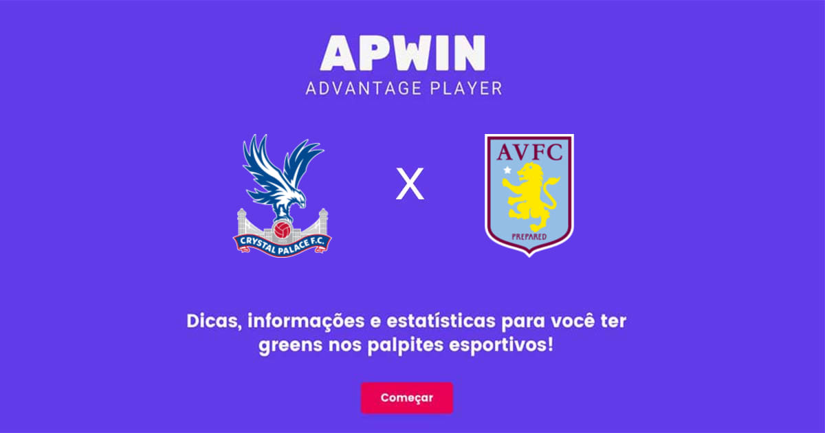 Crystal Palace x Aston Villa Estatísticas | 20/08/2022 | APWin