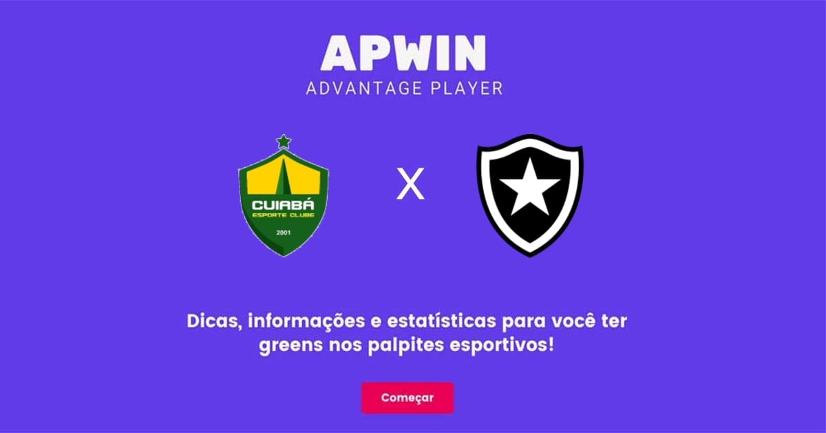 Cuiab&aacute; x Botafogo Estat&iacute;sticas | 10/07/2022 | APWin