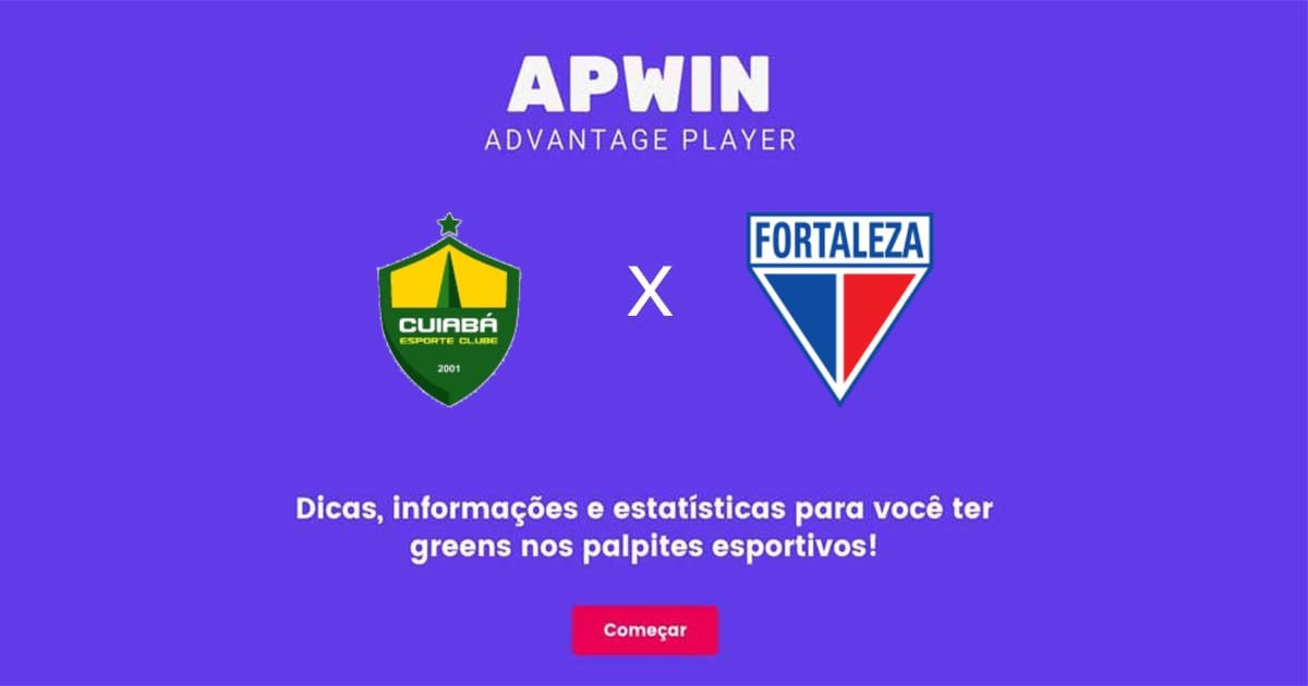 Cuiabá x Fortaleza Estatísticas | 31/07/2022 | APWin