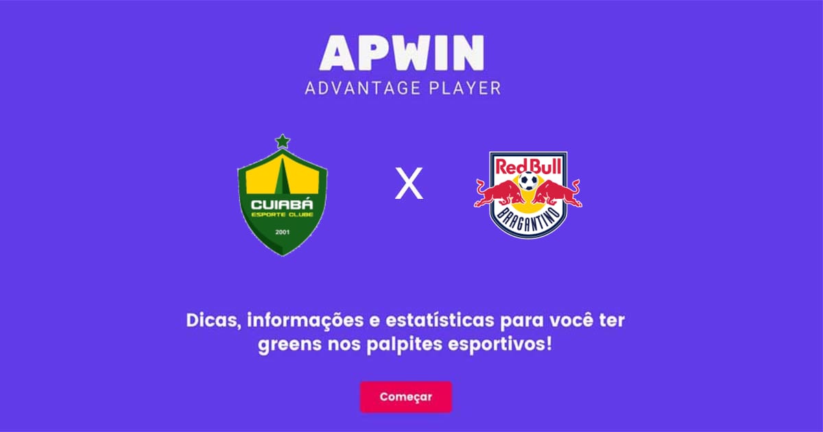 Cuiab&aacute; x RB Bragantino Estat&iacute;sticas | 11/06/2022 | APWin