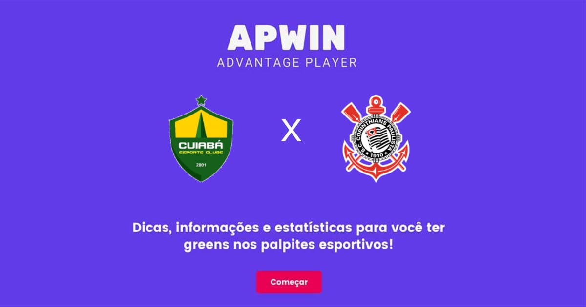 Cuiab&aacute; x Corinthians Estat&iacute;sticas | 07/06/2022 | APWin