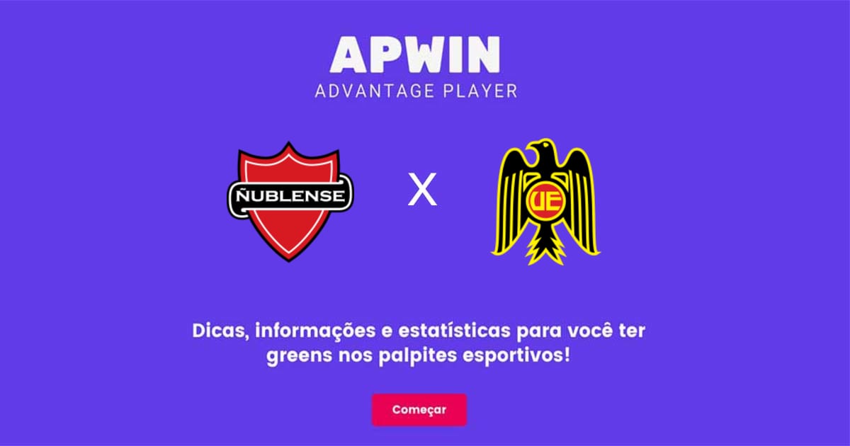 Ñublense x Unión Española Estatísticas | 14/08/2022 | APWin