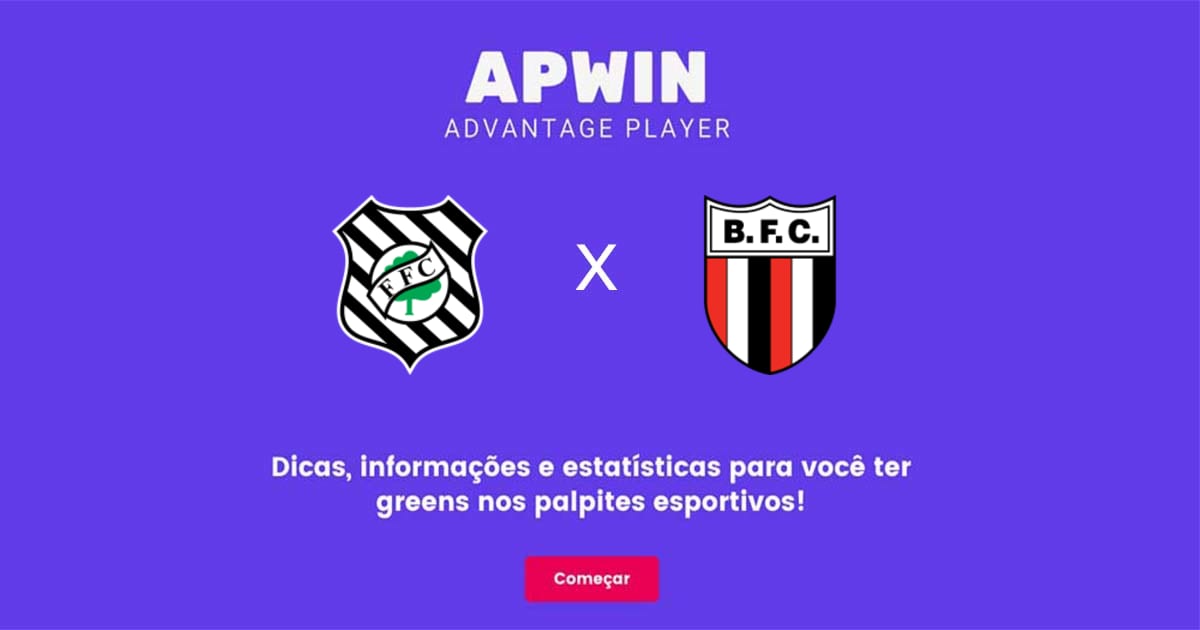 Figueirense x Botafogo SP Estat&iacute;sticas | 16/07/2022 | APWin