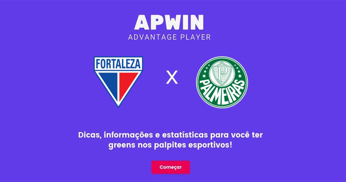 Fortaleza x Palmeiras Brasileirão 2022 Prognóstico de Aposta