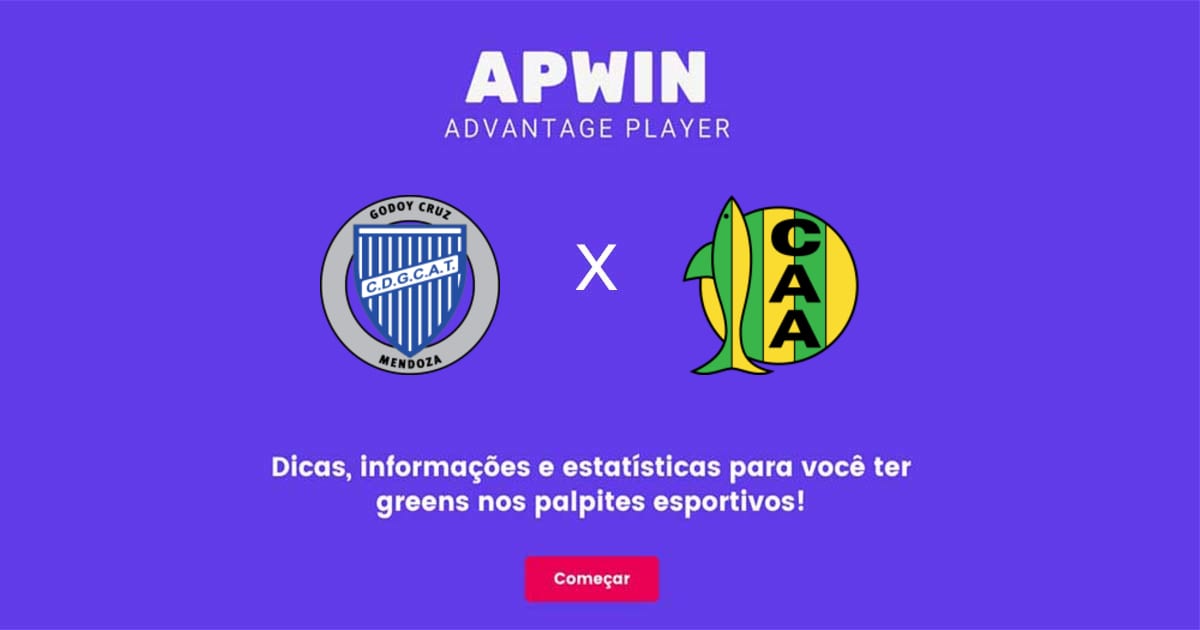 Godoy Cruz x Aldosivi Estat&iacute;sticas | 11/08/2022 | APWin