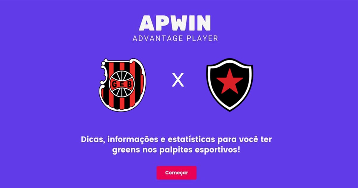 Brasil de Pelotas x Botafogo PB Estat&iacute;sticas | 03/07/2022 | APWin