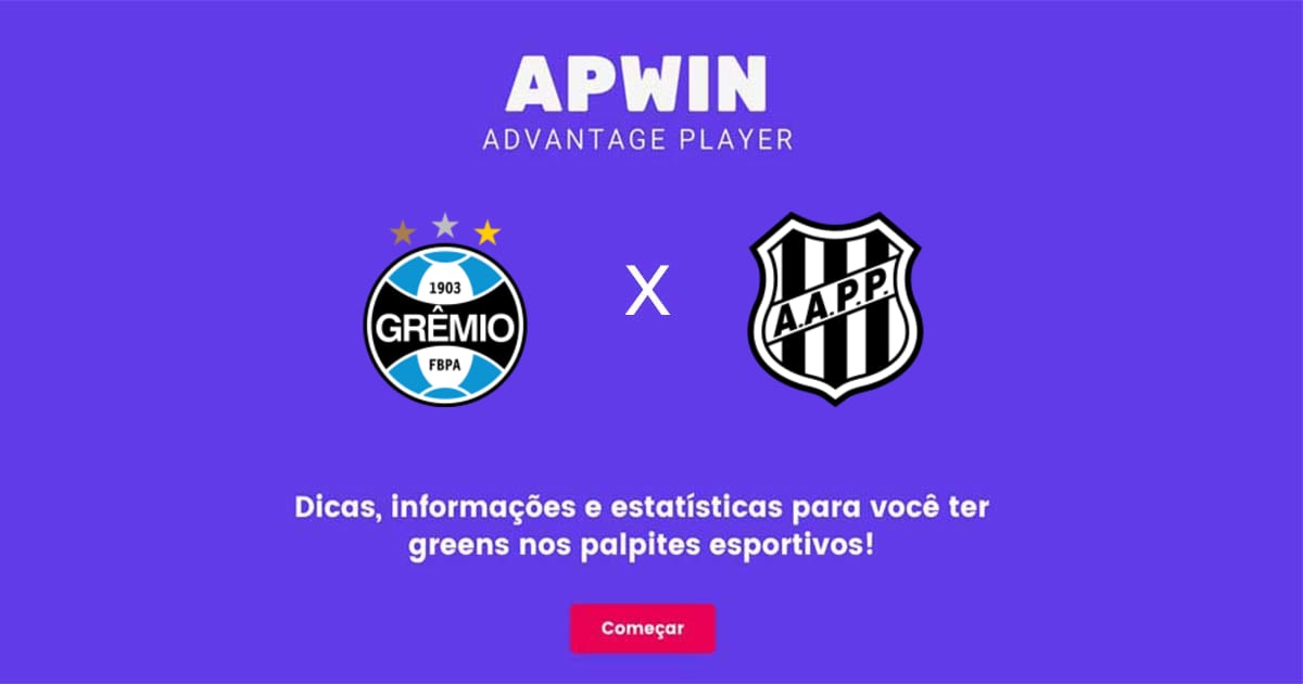 Gr&ecirc;mio x Ponte Preta Estat&iacute;sticas | 23/07/2022 | APWin