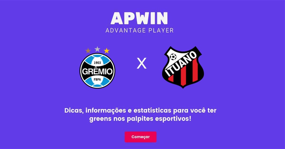 Gr&ecirc;mio x Ituano Estat&iacute;sticas | 26/08/2022 | APWin