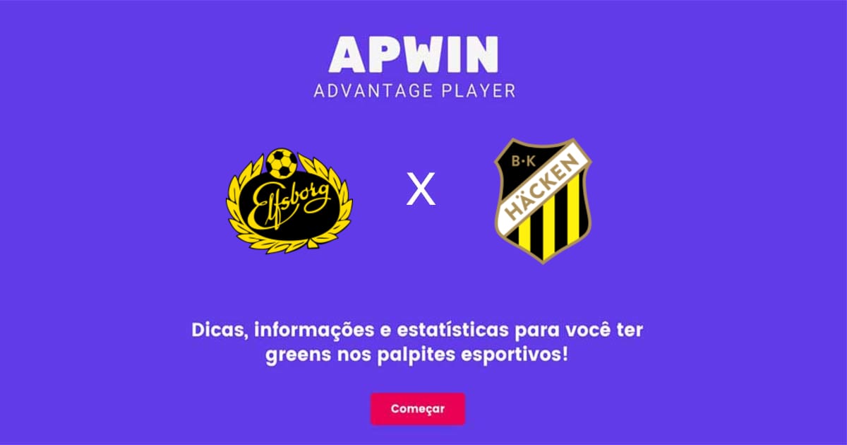 Elfsborg x Häcken Estatísticas | 31/07/2022 | APWin
