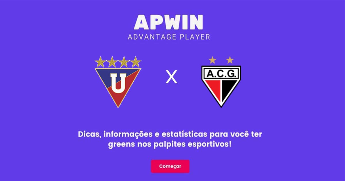 LDU Quito x Atlético GO Estatísticas | 24/05/2022 | APWin