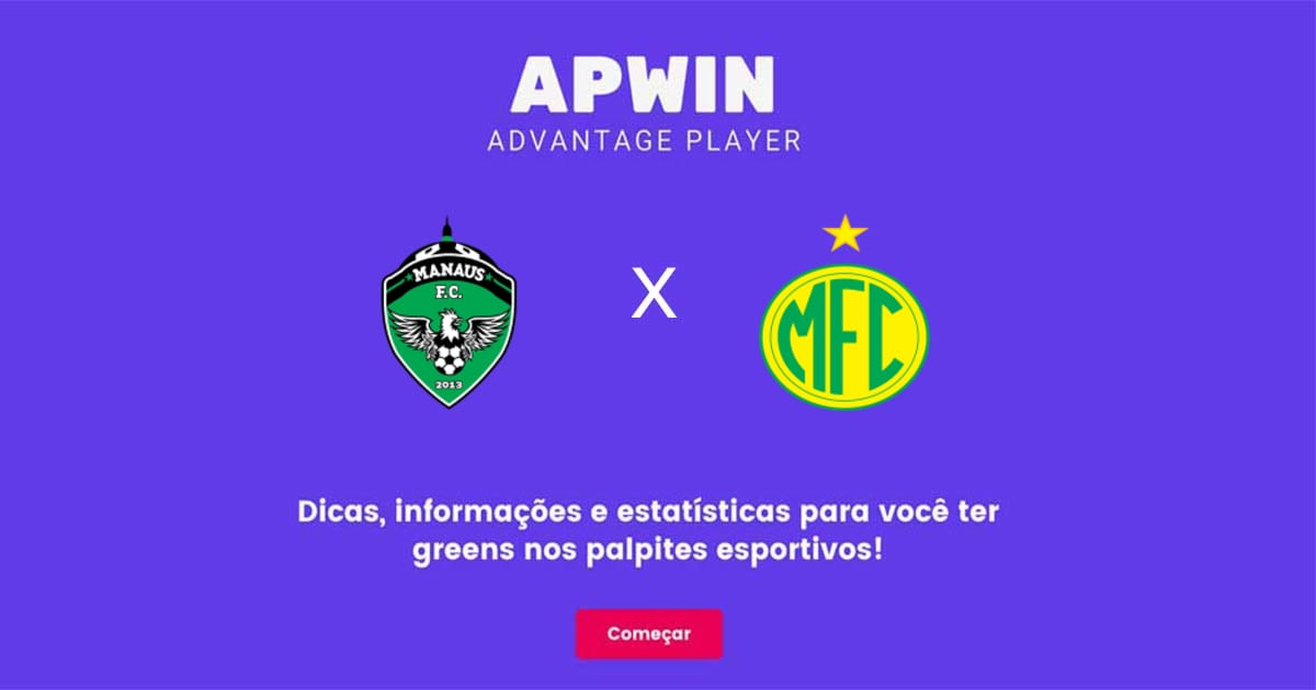 Manaus x Mirassol Estat&iacute;sticas | 13/08/2022 | APWin