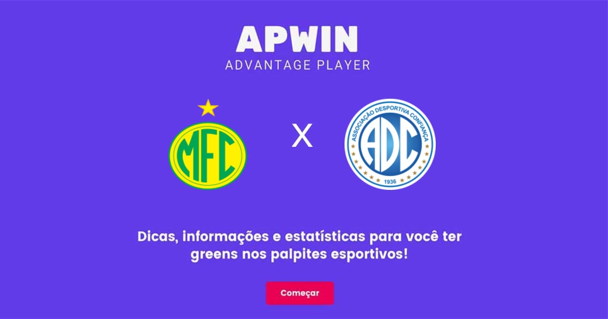 Mirassol x Confian&ccedil;a Estat&iacute;sticas | 25/07/2022 | APWin