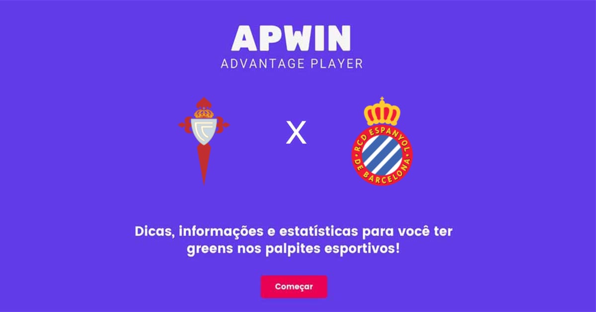 Celta de Vigo x RCD Espanyol Estat&iacute;sticas | 13/08/2022 | APWin