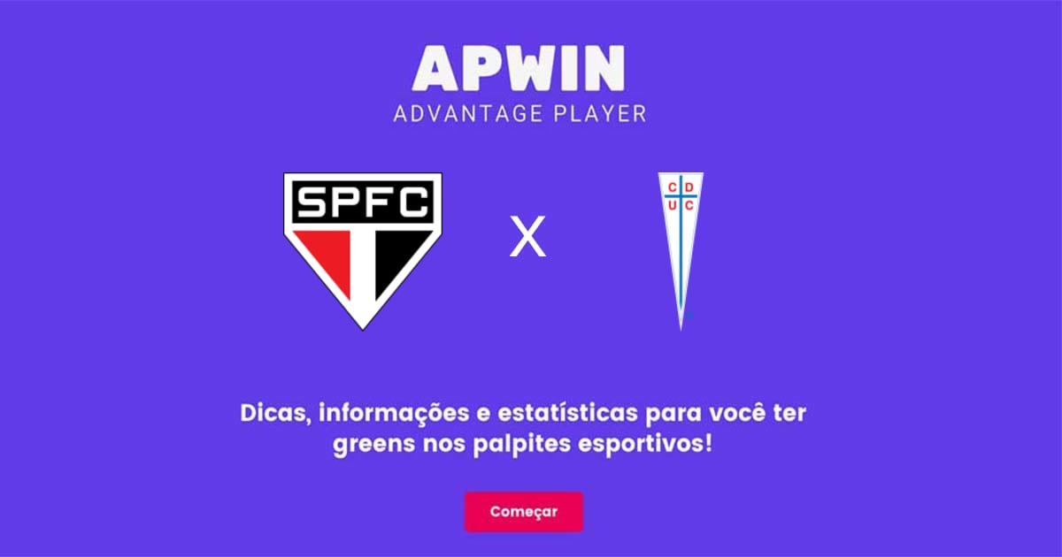 S&atilde;o Paulo x Universidad Cat&oacute;lica Estat&iacute;sticas | 07/07/2022 | APWin