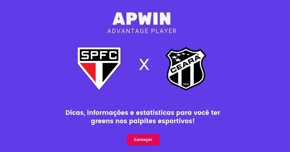 S&atilde;o Paulo x Cear&aacute; Estat&iacute;sticas | 28/05/2022 | APWin