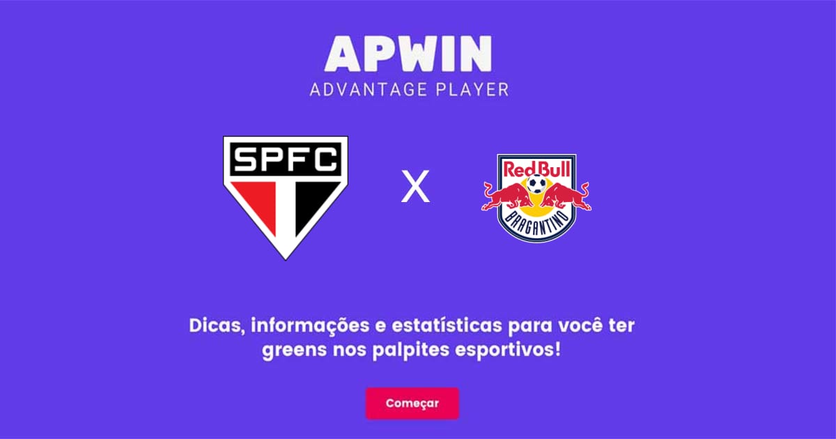 S&atilde;o Paulo x RB Bragantino Estat&iacute;sticas | 14/08/2022 | APWin